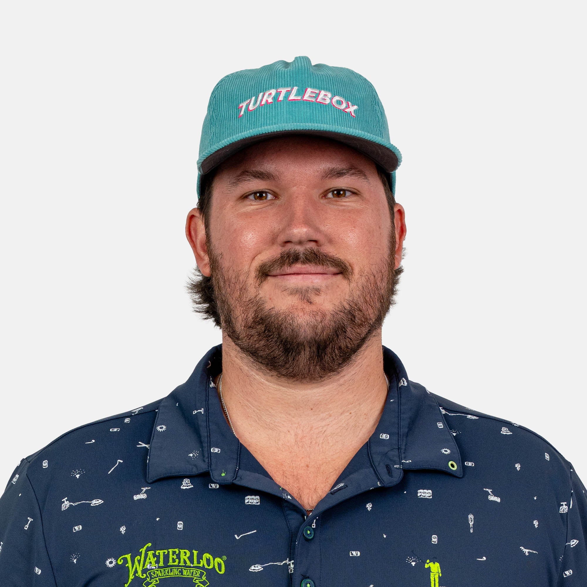 Aqua Corduroy Hat - Image 2
