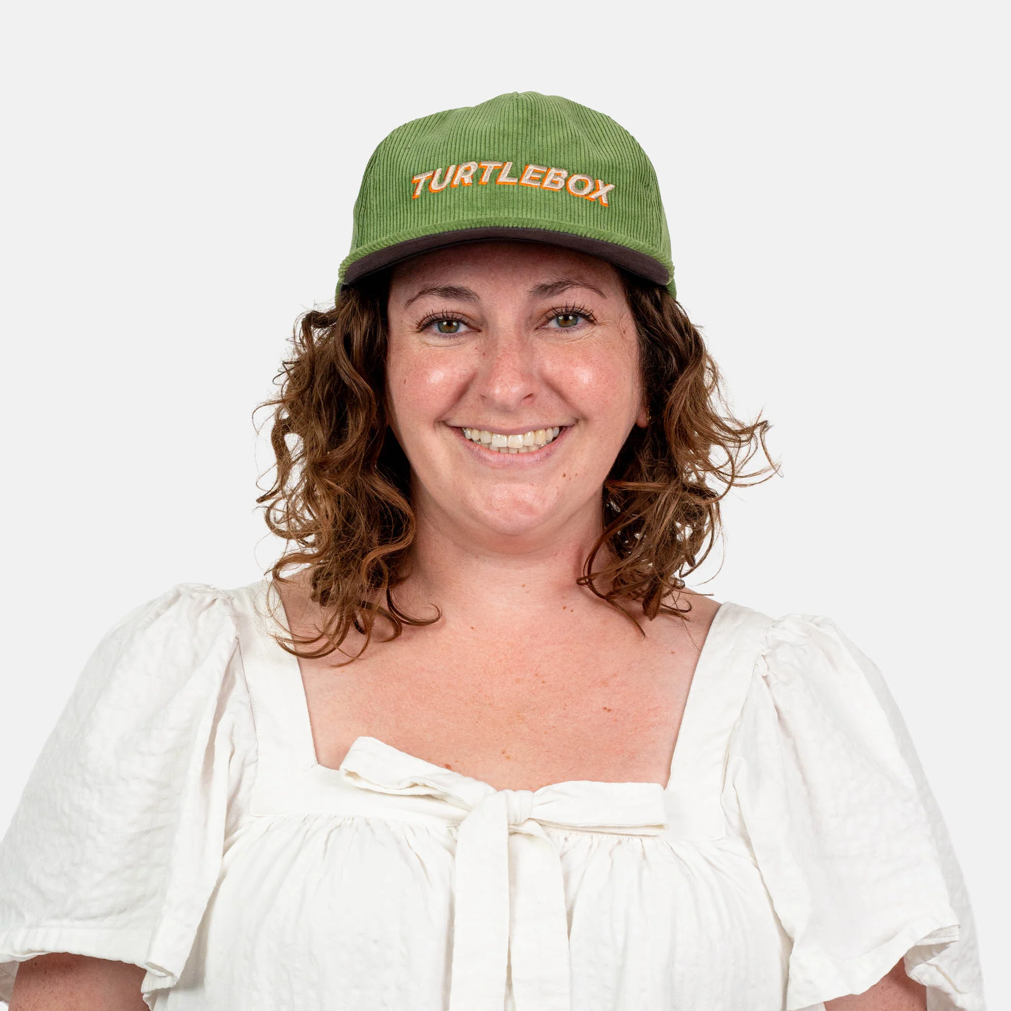 Olive Corduroy Hat - Image 2