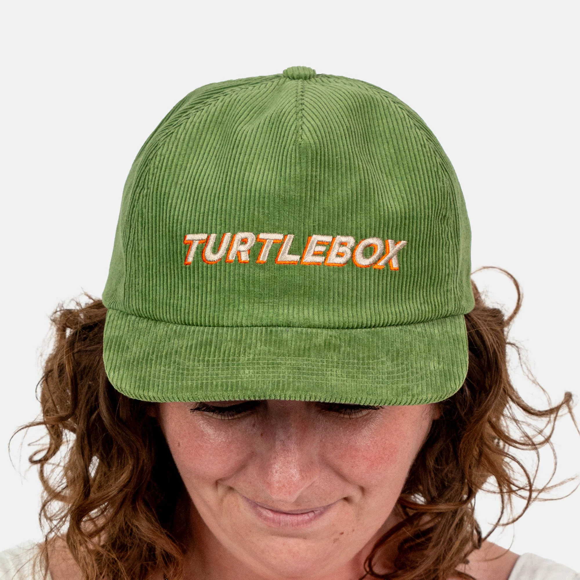 Olive Corduroy Hat - Image 3
